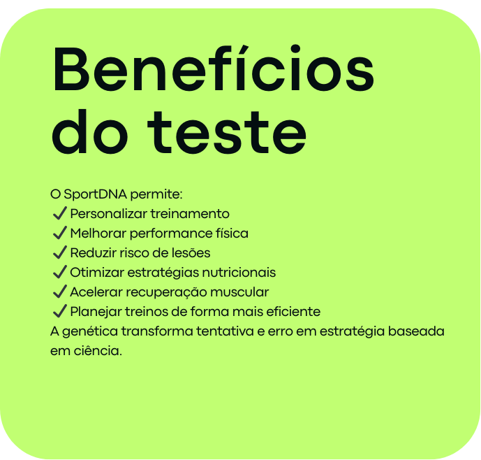 benefícios do teste